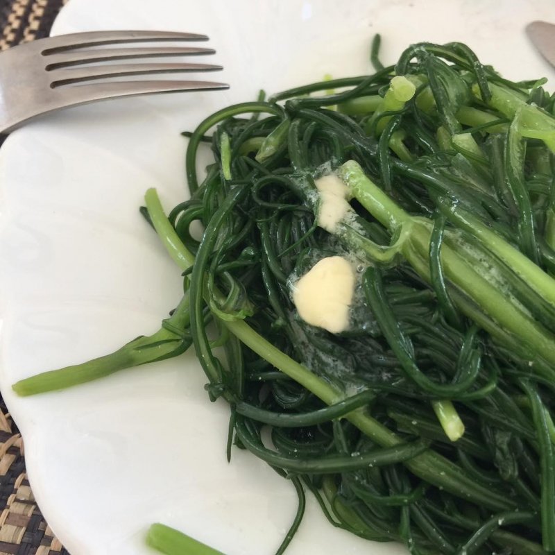 Welcome back to my plate, agretti.