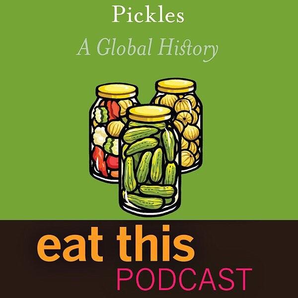 Latest episode -- link in bio -- is a chat with Jan Davison, author of Pickles: A Global History. Listen to the end and you could win a copy.