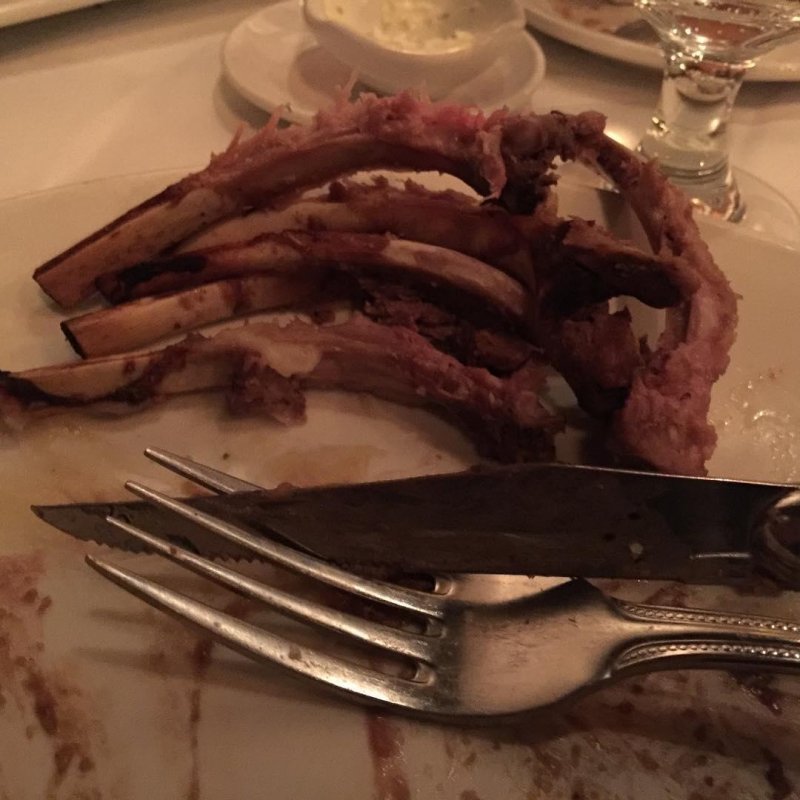 Yes, that was an excellent rack of lamb.