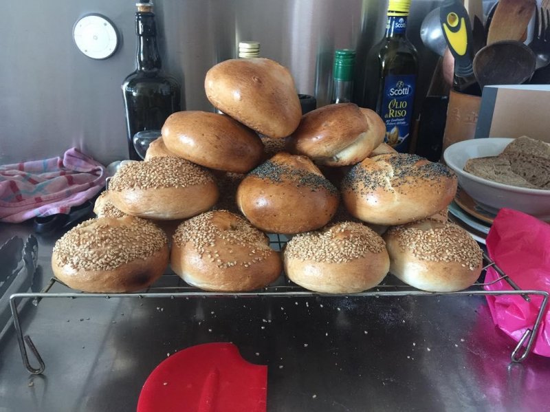 My ancestors built pyramids of stone. 
#bagels 