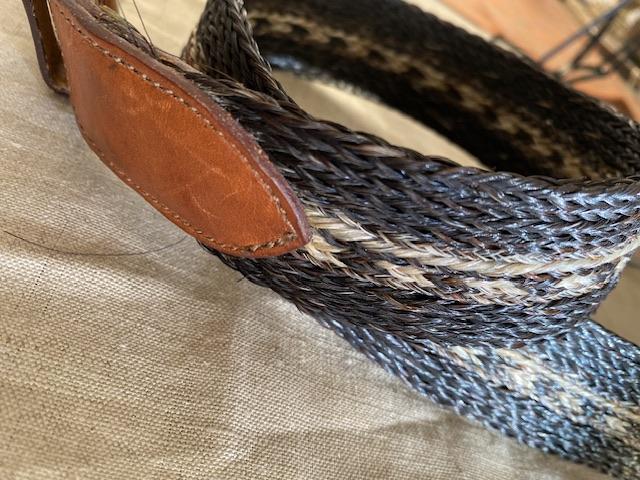 My favourite belt, handmade from horsehair in Ecuador, for the September photo challenge