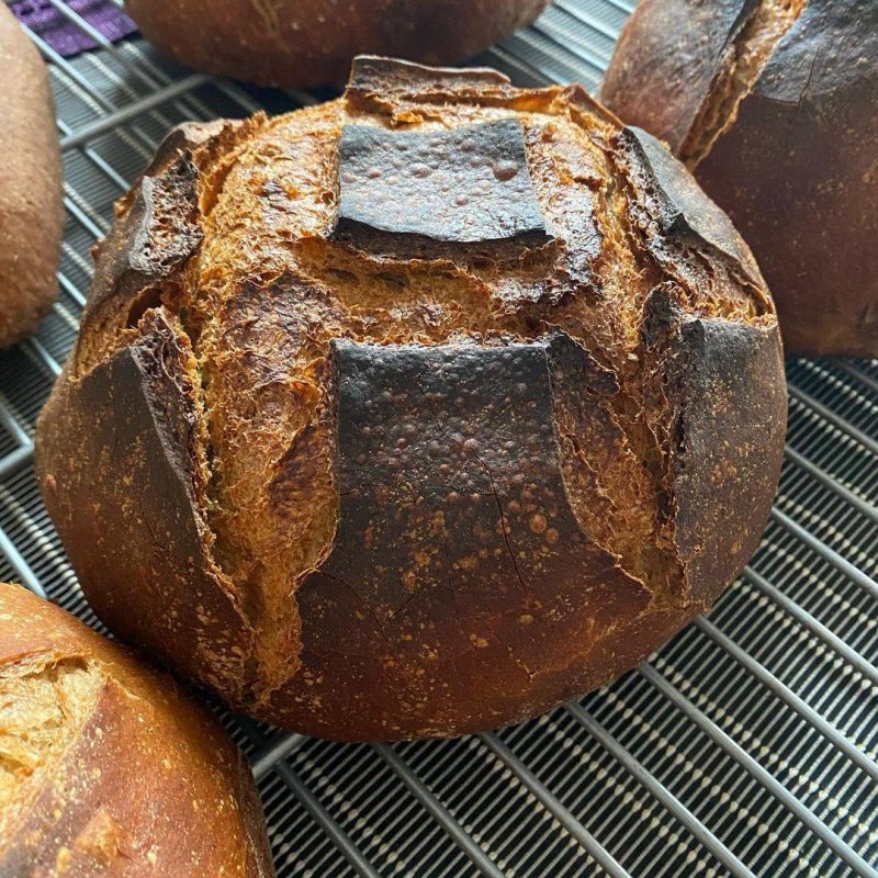 These loaves contain enough whole buckwheat flour to give them a terrific extra wallop of flavour