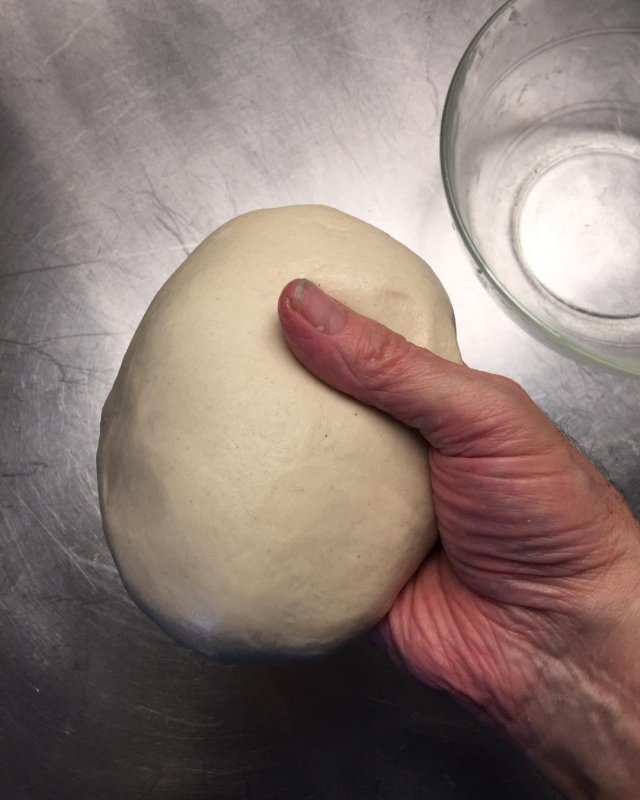 When you’ve been doing high hydration sourdough for a good long while, it is nice to be reminded what a pleasure kneading is and the way the dough comes to life beneath your hands.